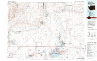 Moses Lake 1982 topographic map thumbnail