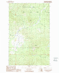 Moses Meadows 1989 topographic map thumbnail