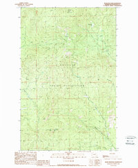 Moses Mountain 1989 topographic map thumbnail