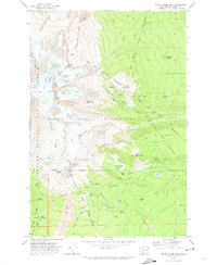 Mount Adams East 1970 topographic map thumbnail