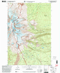Mount Adams East 1998 topographic map thumbnail