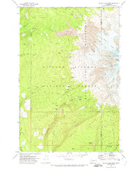 Mount Adams West 1970 topographic map thumbnail