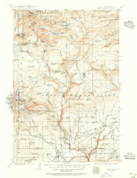 Mount Adams 1904 topographic map thumbnail