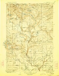 Mount Adams 1907 topographic map thumbnail
