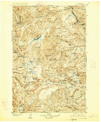 Mount Aix 1904 topographic map thumbnail