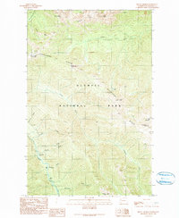 Mount Angeles 1990 topographic map preview