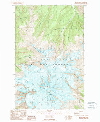 Mount Baker 1989 topographic map preview