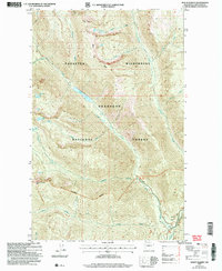 Mount Barney 2002 topographic map thumbnail