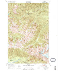 Mount Carrie 1950 topographic map thumbnail