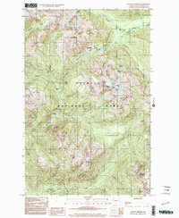 Mount Christie 1999 topographic map thumbnail