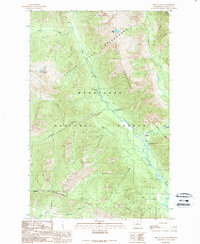 Mount David 1989 topographic map preview