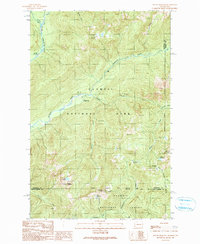 Mount Hoquiam 1990 topographic map thumbnail