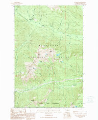 Mount Howard 1989 topographic map thumbnail
