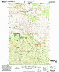 Mount Hull 2001 topographic map thumbnail