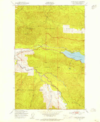 Mount Muller 1950 topographic map preview