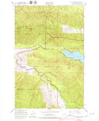 Mount Muller 1950 topographic map preview