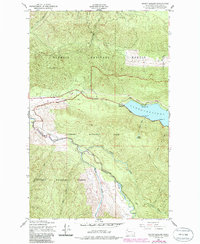 Mount Muller 1950 topographic map thumbnail
