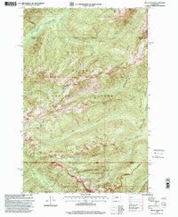 Mount Olson 1999 topographic map thumbnail