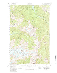 Mount Olympus 1956 topographic map thumbnail