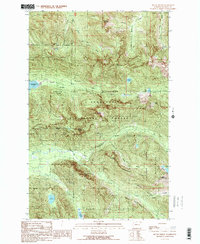 Mount Phelps 1989 topographic map thumbnail