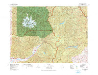 Mount Rainier 1978 topographic map thumbnail