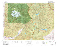 Mount Rainier 1978 topographic map thumbnail