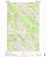 Mount Sefrit 1989 topographic map thumbnail