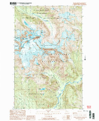 Mount Shuksan 1989 topographic map thumbnail