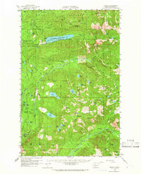 Mount Si 1960 topographic map preview