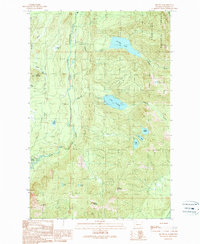 Mount Si 1989 topographic map preview
