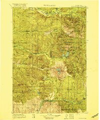 Mount St Helens 1919 topographic map thumbnail