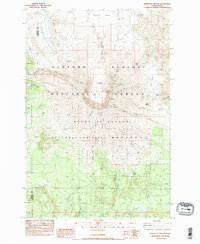 Mount St. Helens 1983 topographic map thumbnail