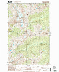 Mount Steel 1999 topographic map thumbnail