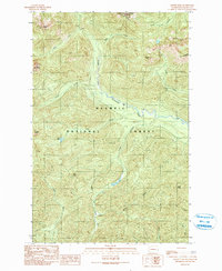 Mount Tebo 1990 topographic map thumbnail