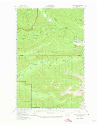 Mount Tom 1956 topographic map preview