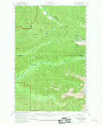 Mount Tom 1956 topographic map preview