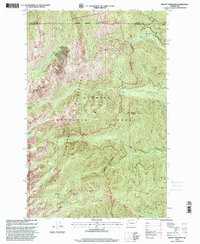 Mount Townsend 1999 topographic map thumbnail