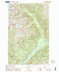 Mount Triumph 1989 topographic map thumbnail