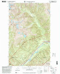 Mount Triumph 1999 topographic map thumbnail