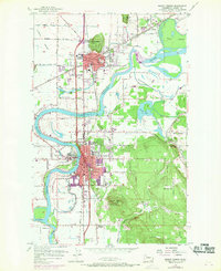 Mount Vernon 1956 topographic map preview