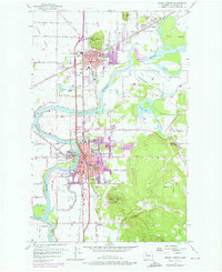 Mount Vernon 1956 topographic map preview