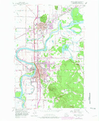 Mount Vernon 1956 topographic map preview