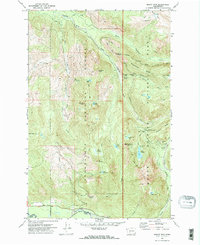 Mount Wow 1971 topographic map thumbnail