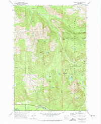 Mount Wow 1971 topographic map thumbnail