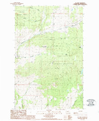 Mt Annie topographic map thumbnail