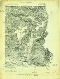 Mt. Baker 1909 topographic map preview