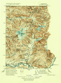 Mt. Baker 1915 topographic map thumbnail
