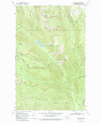 Mt Barney topographic map thumbnail