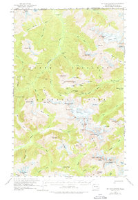 Mt Challenger 1953 topographic map thumbnail