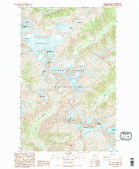 Mt Challenger topographic map thumbnail